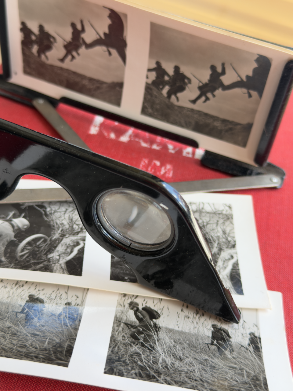 This 1940 stereoscopic photo book shows how propaganda created a false picture of the war, a historical reminder to question what we’re shown.